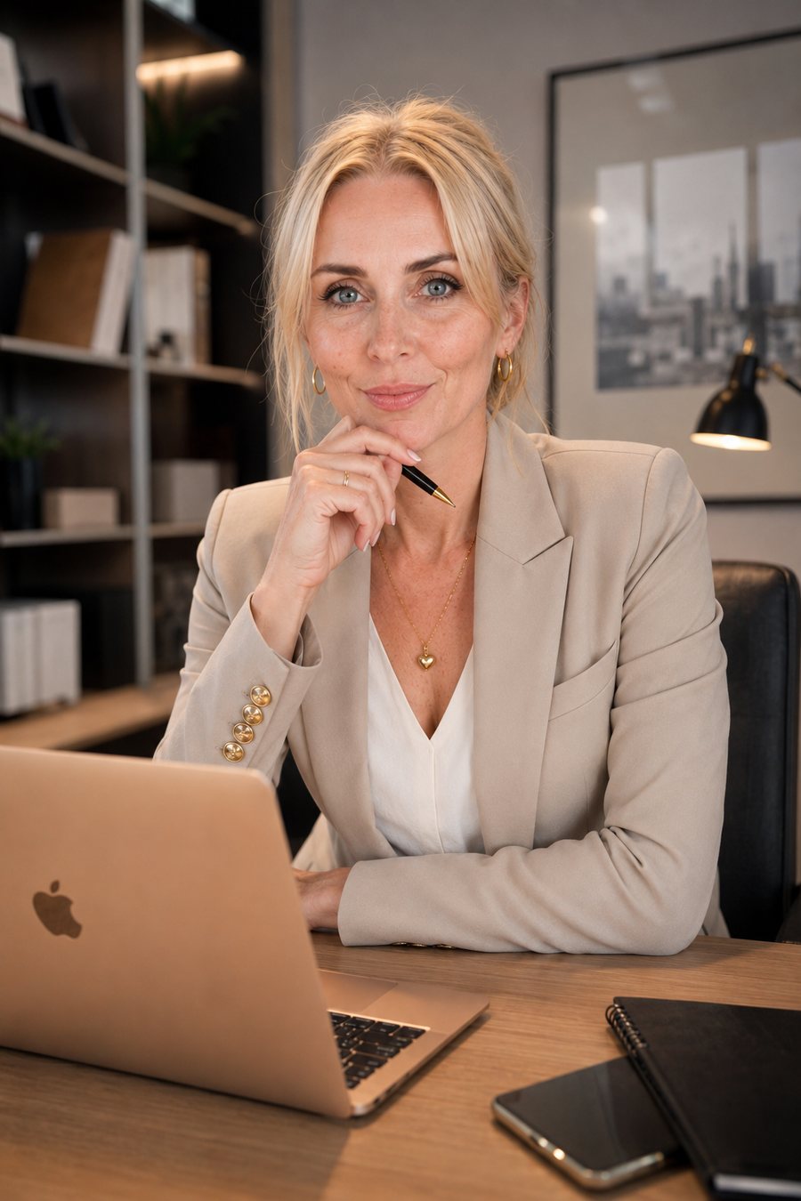 Magdalena Waszkiewicz w gabinecie